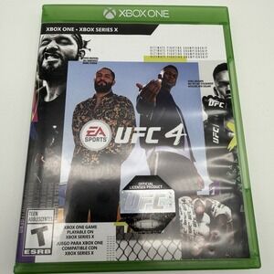 UFC 4 Xbox One Series X EA Sports MMA Fighting Game CIB